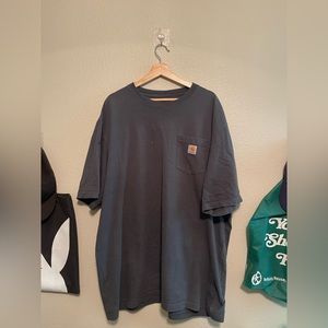 Grey Carhartt Work Tee (Oversized) Big N Tall. Unisex